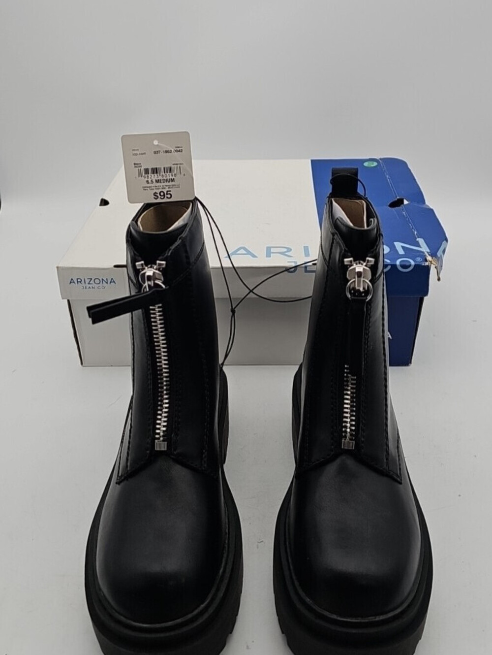 Arizona JeanCo Women's Xander Block Heel Motorcycle Boots Size 9.5M